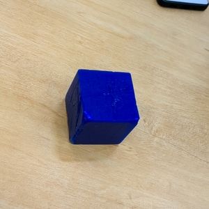 A blue block